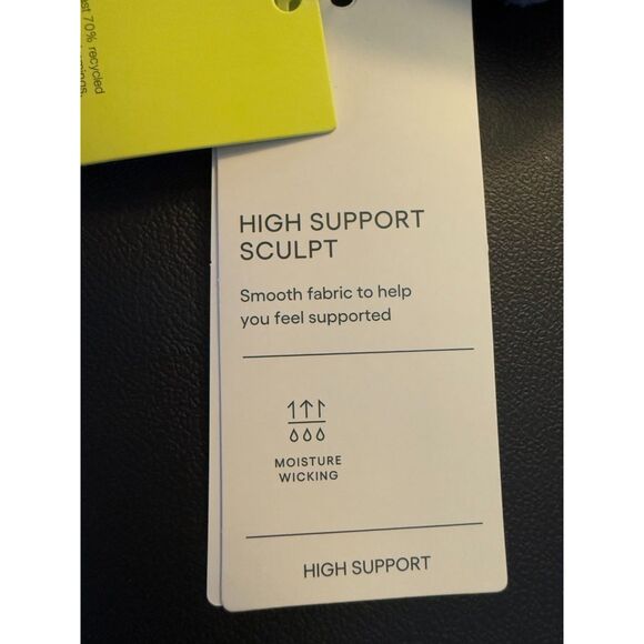 All In Motion Women's High Support Sculpt Front-Zip Up Workout Sports Bra - Picture 3 of 7